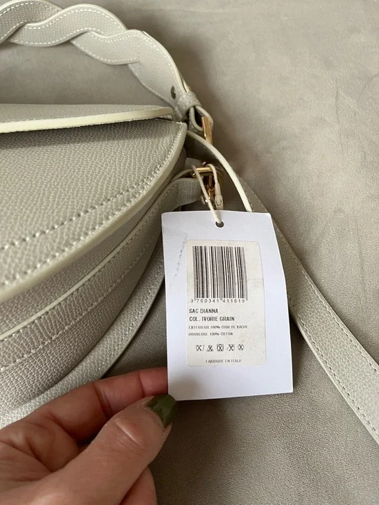 NWT Basile (Maison Rinceau) Le Dianna Shoulder / Crossbody Bag Ivory Color - Picture 7 of 7